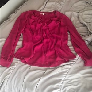 Daniel Rainn Sheer LS Blouse